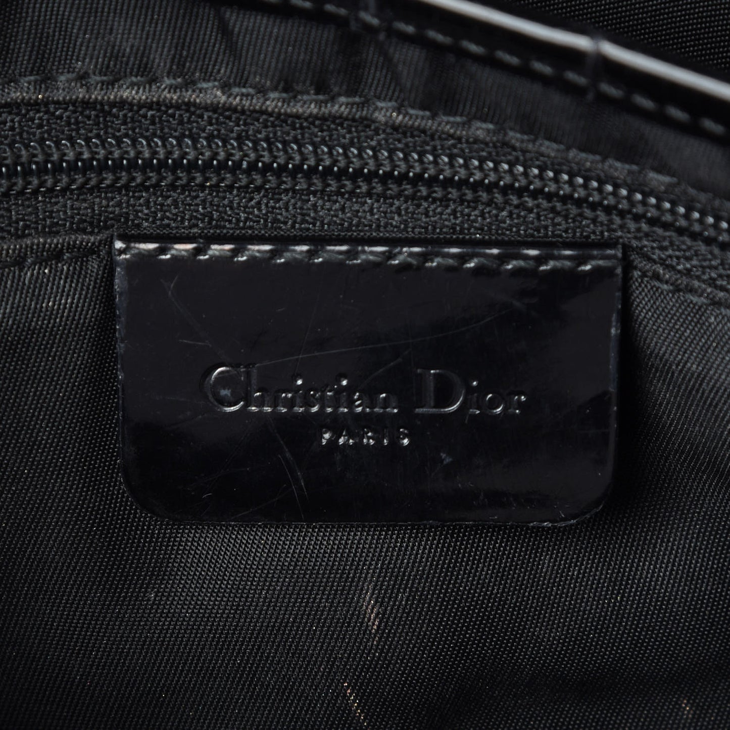 Nylon Saddle Bag Black