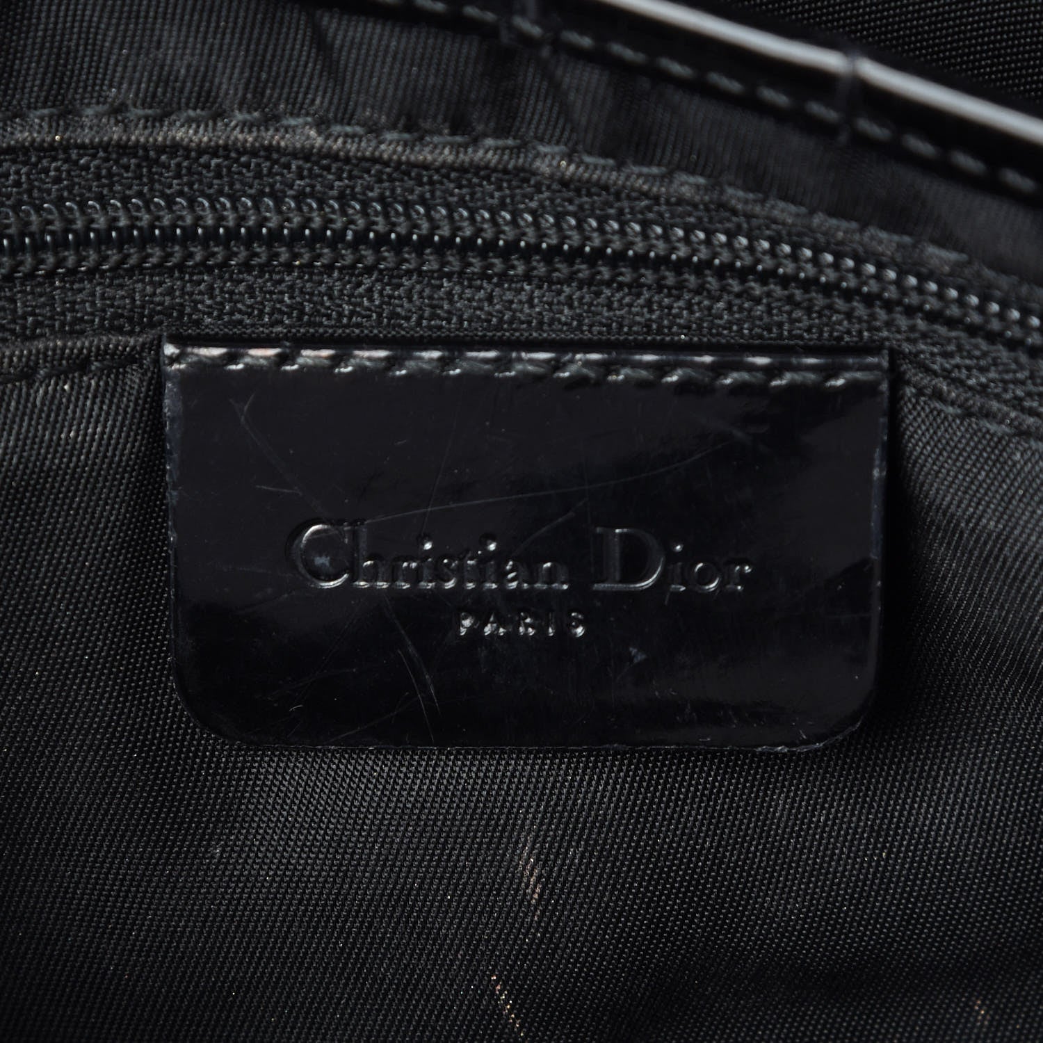 Christian Dior Nylon Saddle Bag Black 6 of 16