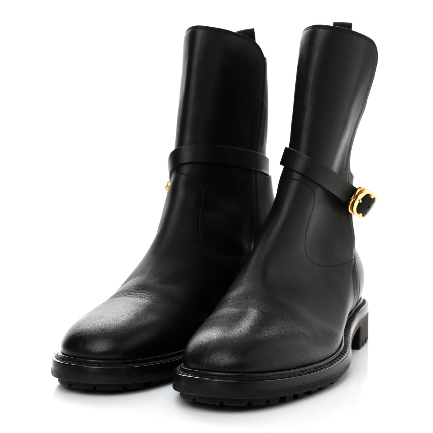 Christian Dior Calfskin Empreinte Ankle Boot 39.5 Black 3 of 12