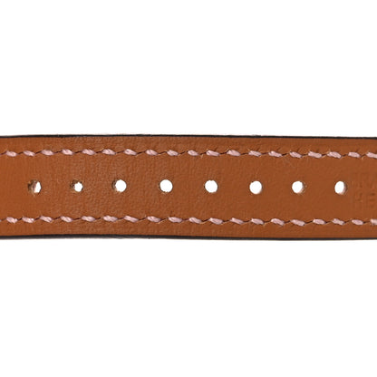 Hermes Swift Mini Heure H Double Tour Watch Strap Rose Sakura 4 of 8