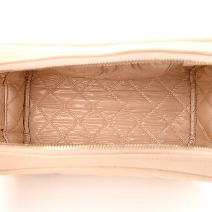 Chanel Caviar Quilted Toiletry Case With Chain Beige 5 of 11