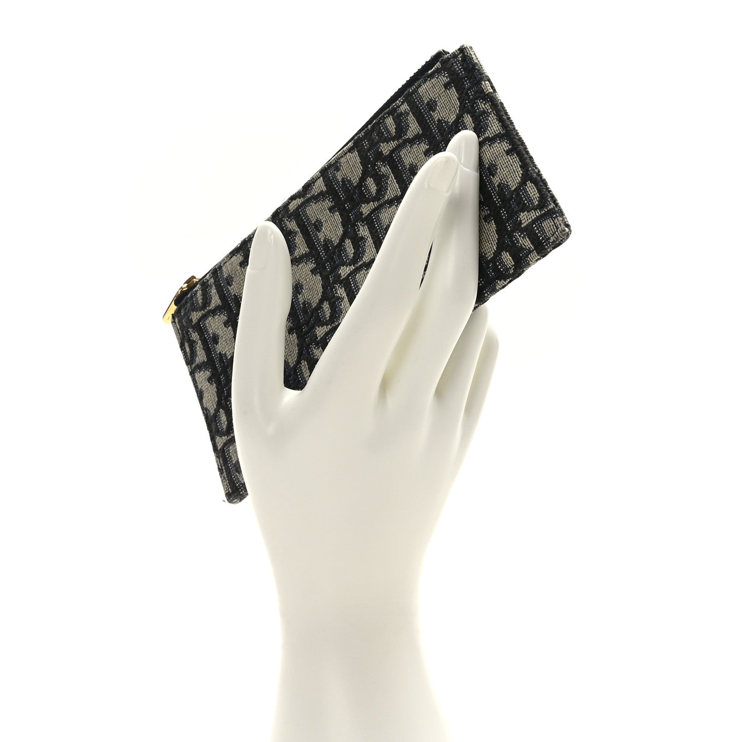 Christian Dior Oblique Dior Pouch Navy Blue 2 of 6