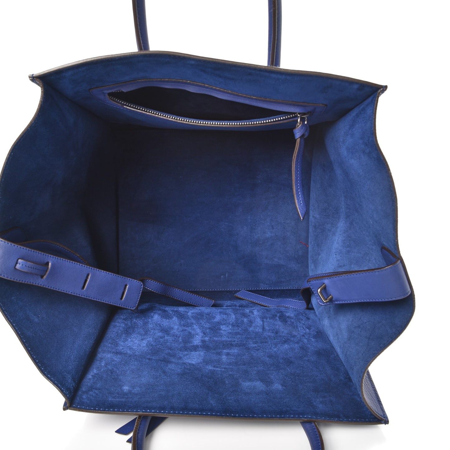 Supple Calfskin Medium Phantom Luggage Royal Blue