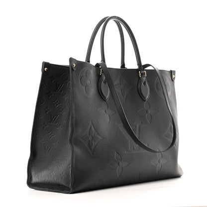 Louis Vuitton Empreinte Monogram Giant Onthego GM Black 3 of 12