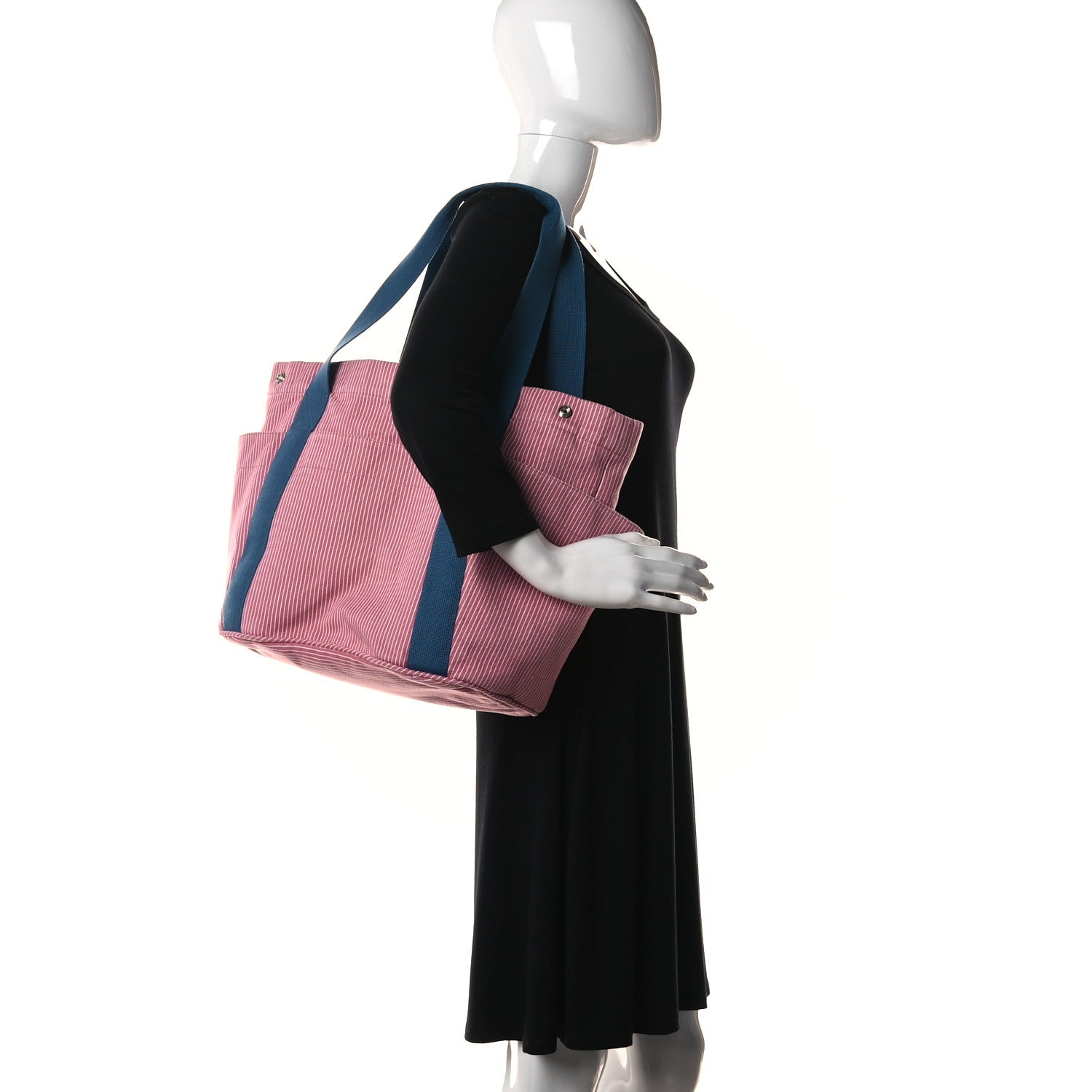 Hermes Cotton Canvas Passe-Passe Nappy Tote Bag Figue 2 of 14