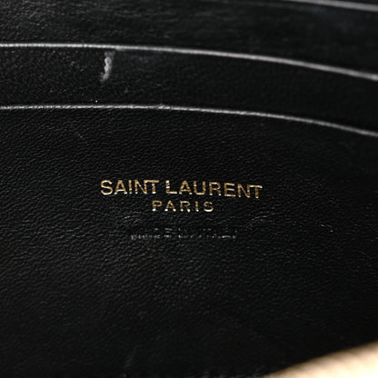 Saint Laurent Grain De Poudre Matelasse Monogram Mini Lou Camera Bag New Powder 6 of 10