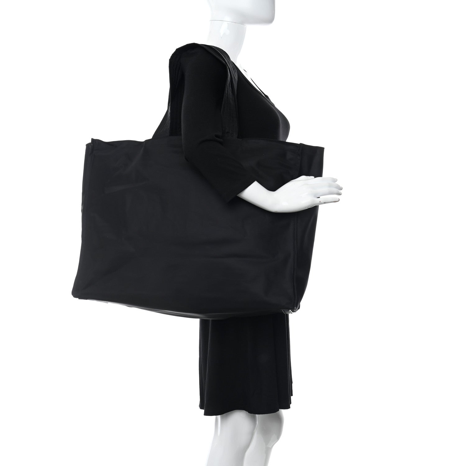 Burberry Nylon Logo Tote Black 2 of 11