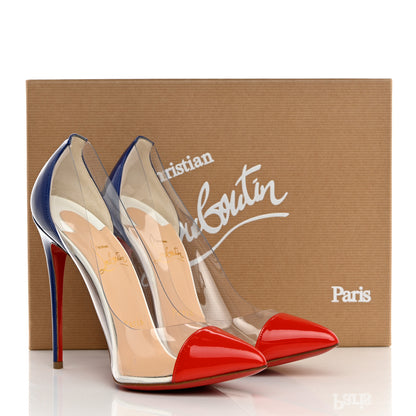 Christian Louboutin Patent PVC Debout 100 Pumps 36.5 Version Corazon 10 of 10