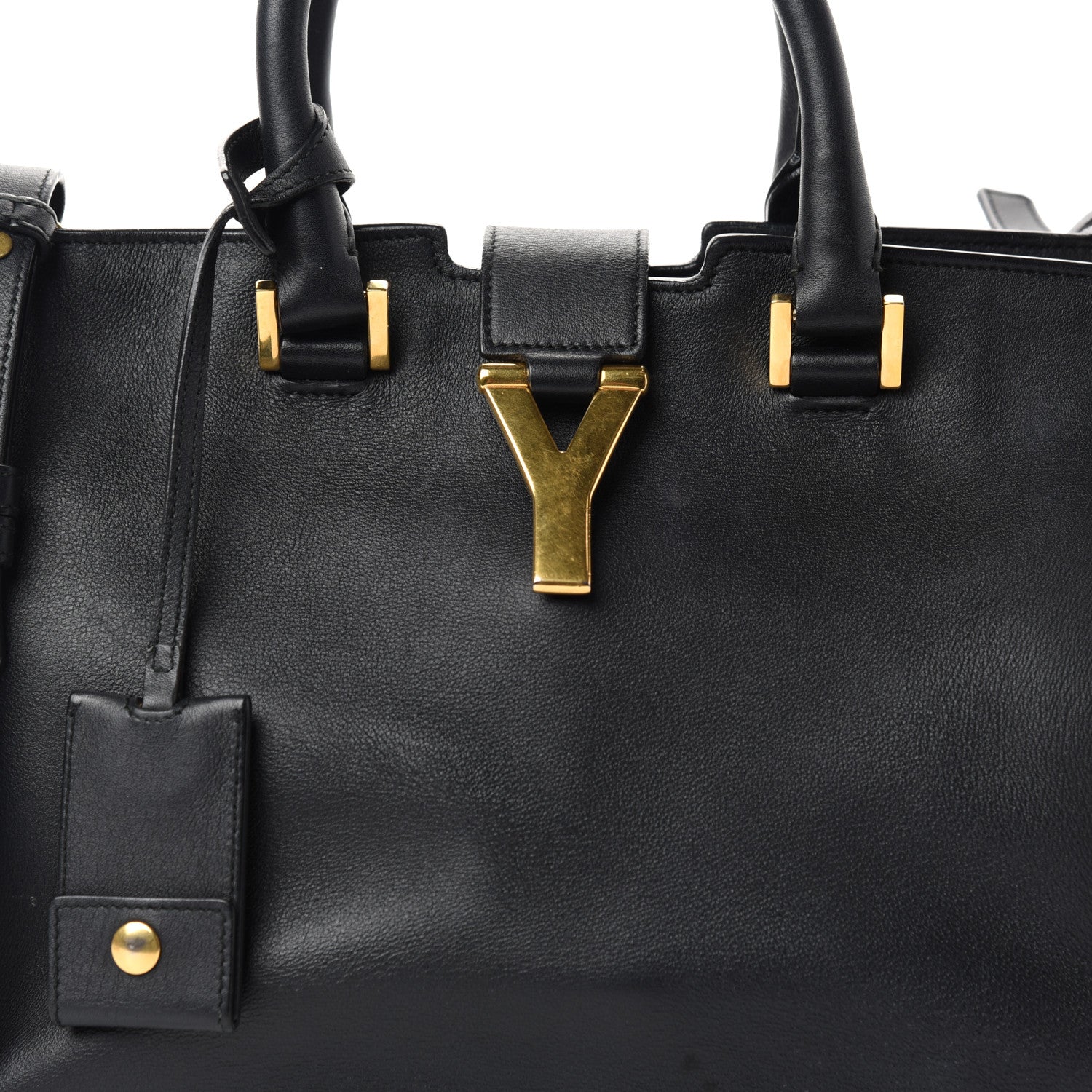 Saint Laurent Calfskin Small Classic Y Cabas Black 9 of 9