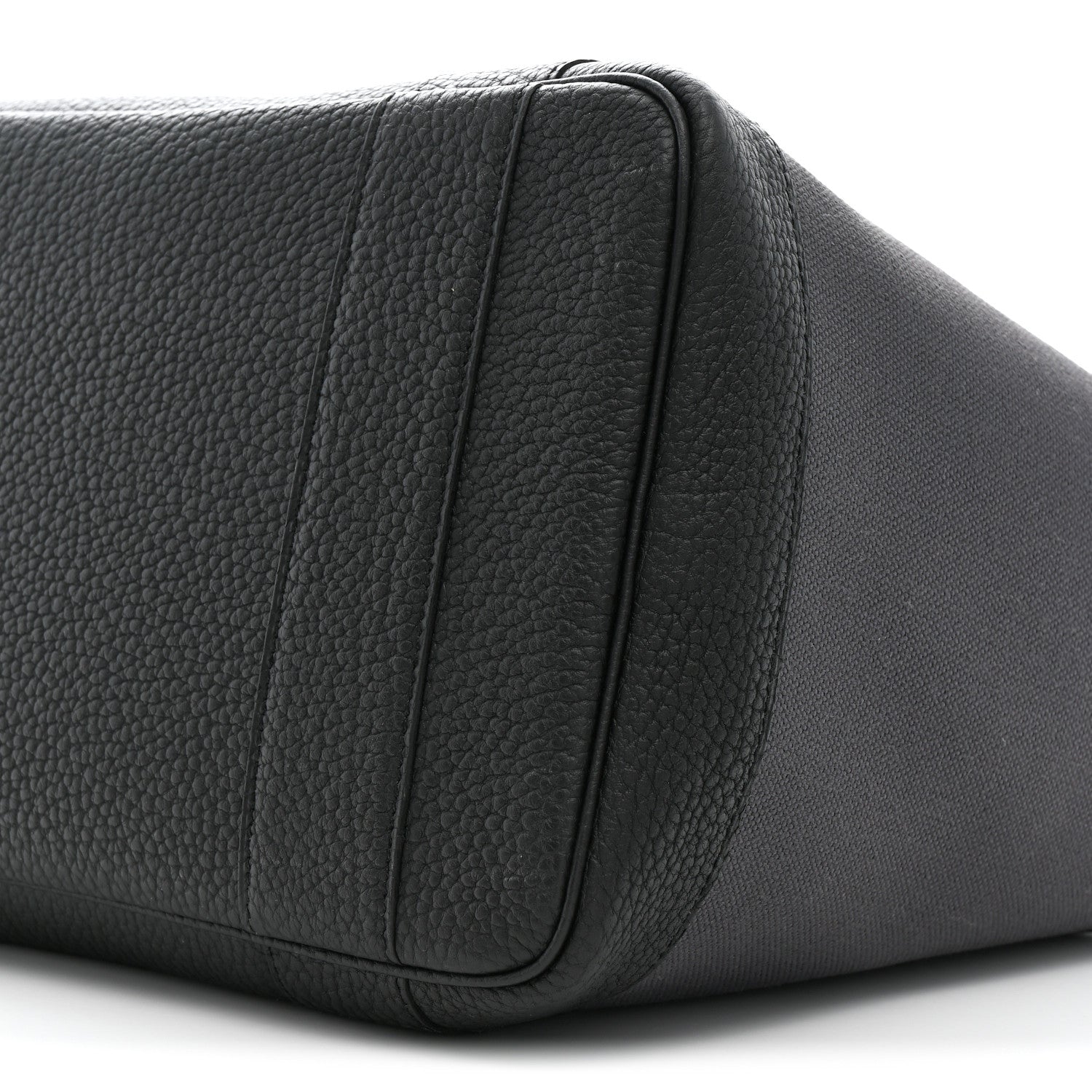 Hermes Toile Militaire Negonda Vertical Pockets Garden Party Carbone Black 9 of 9