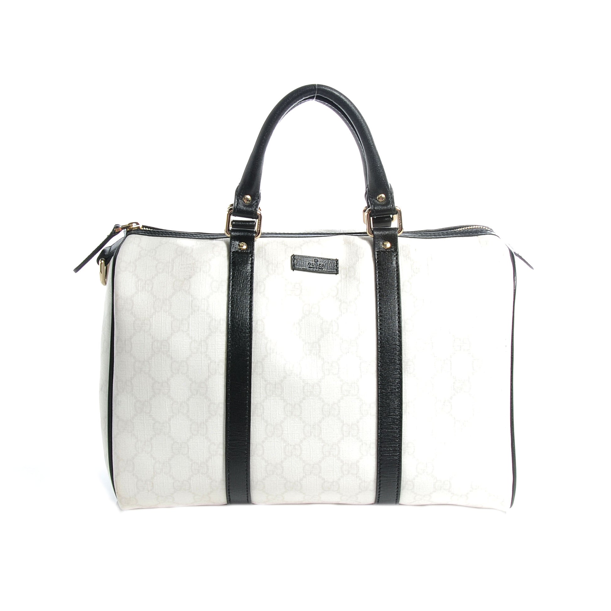 Gucci Monogram Medium Joy Boston Black Trim 1 of 8