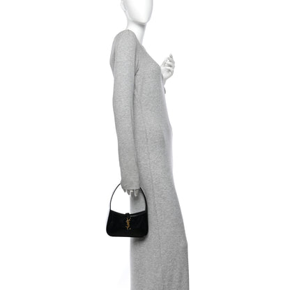Saint Laurent Patent Le 5 A 7 Mini Hobo Black 2 of 9