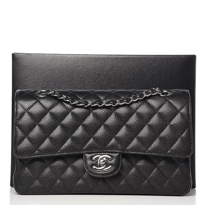 Chanel Caviar Quilted Medium Double Flap Black 9 of 9