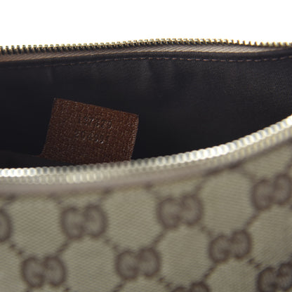 Gucci Monogram Anita Bamboo Top Handle Bag Brown 9 of 10