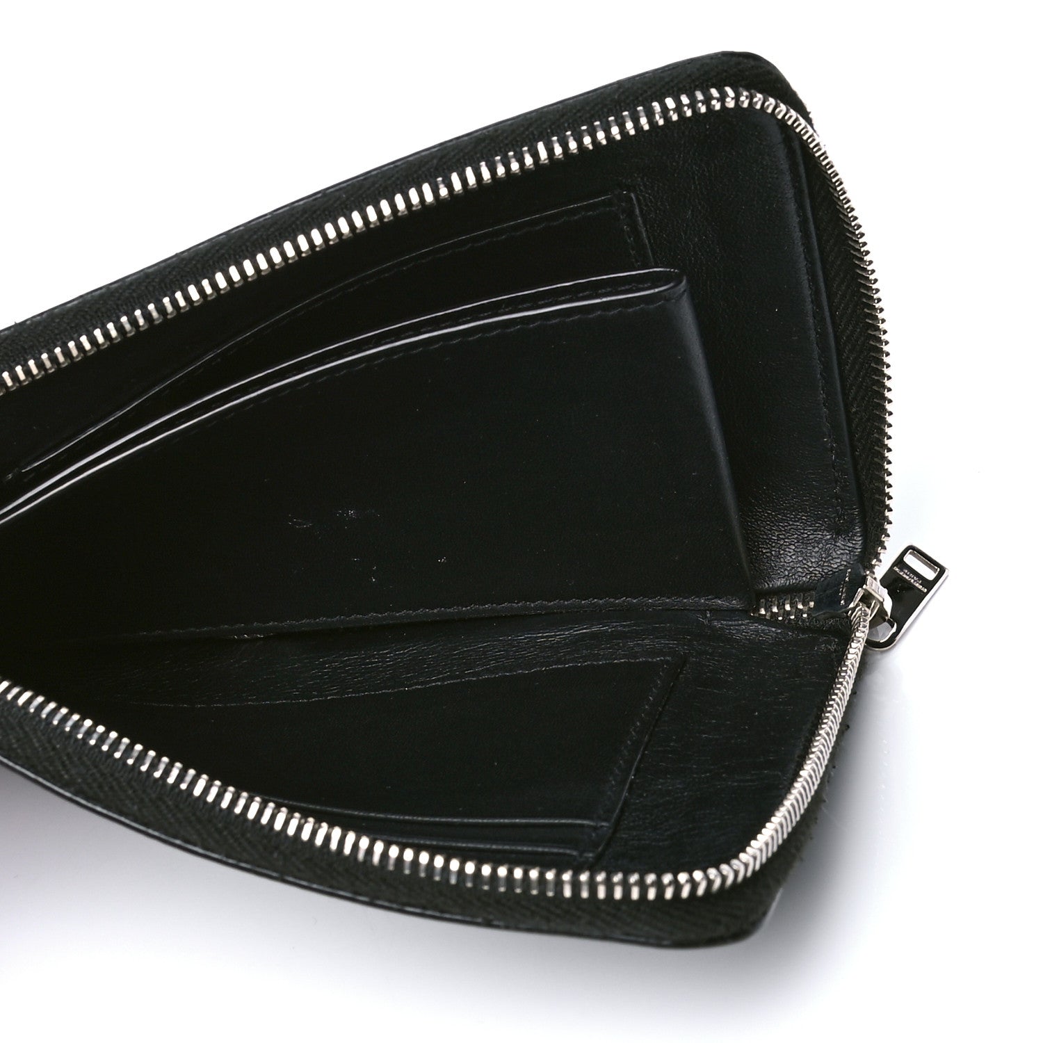 Saint Laurent Grain de Poudre Key Pouch Black 4 of 5