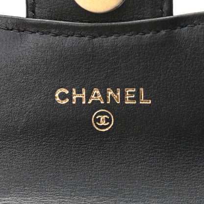 Chanel Patent Quilted Enamel Chain Mini Flap Belt Bag Black 5 of 11