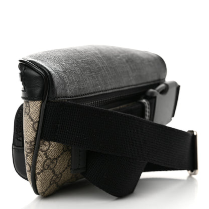 Gucci GG Supreme Monogram Belt Bag Black 3 of 11