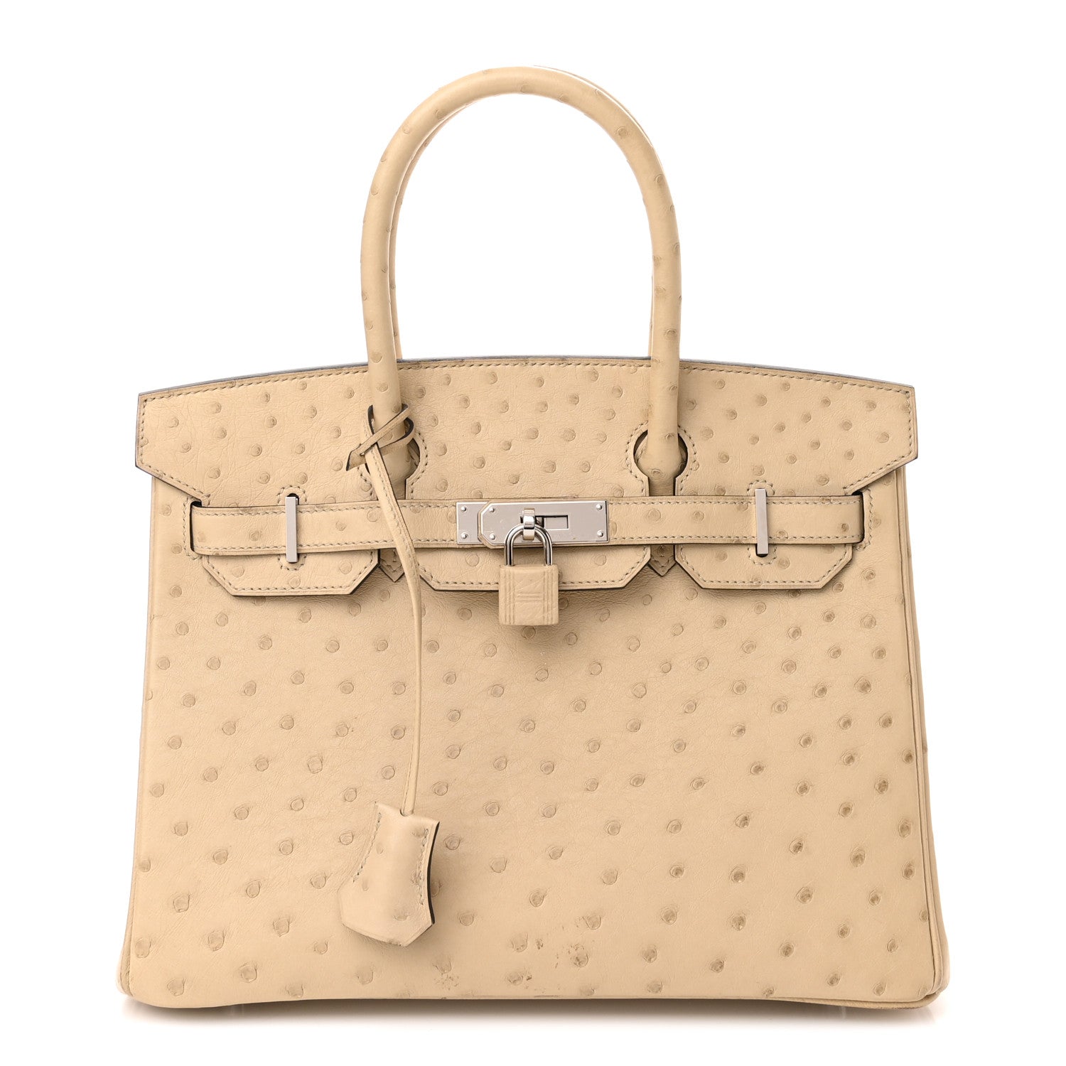 Hermes Ostrich Birkin 30 Parchemin 1 of 10