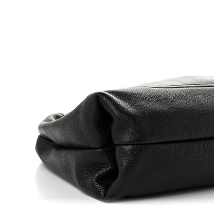 Gucci Grained Calfskin Softbit Maxi Shoulder Bag Black 9 of 10