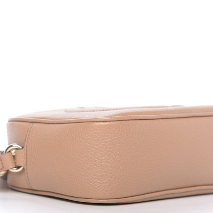 Gucci Pebbled Calfskin Small Soho Disco Bag Camelia 6 of 10