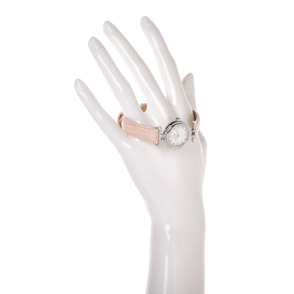 Fendi Stainless Steel Calfskin Diamond Pink Mother of Pearl 23mm Moda Quartz Watch 2 of 10
