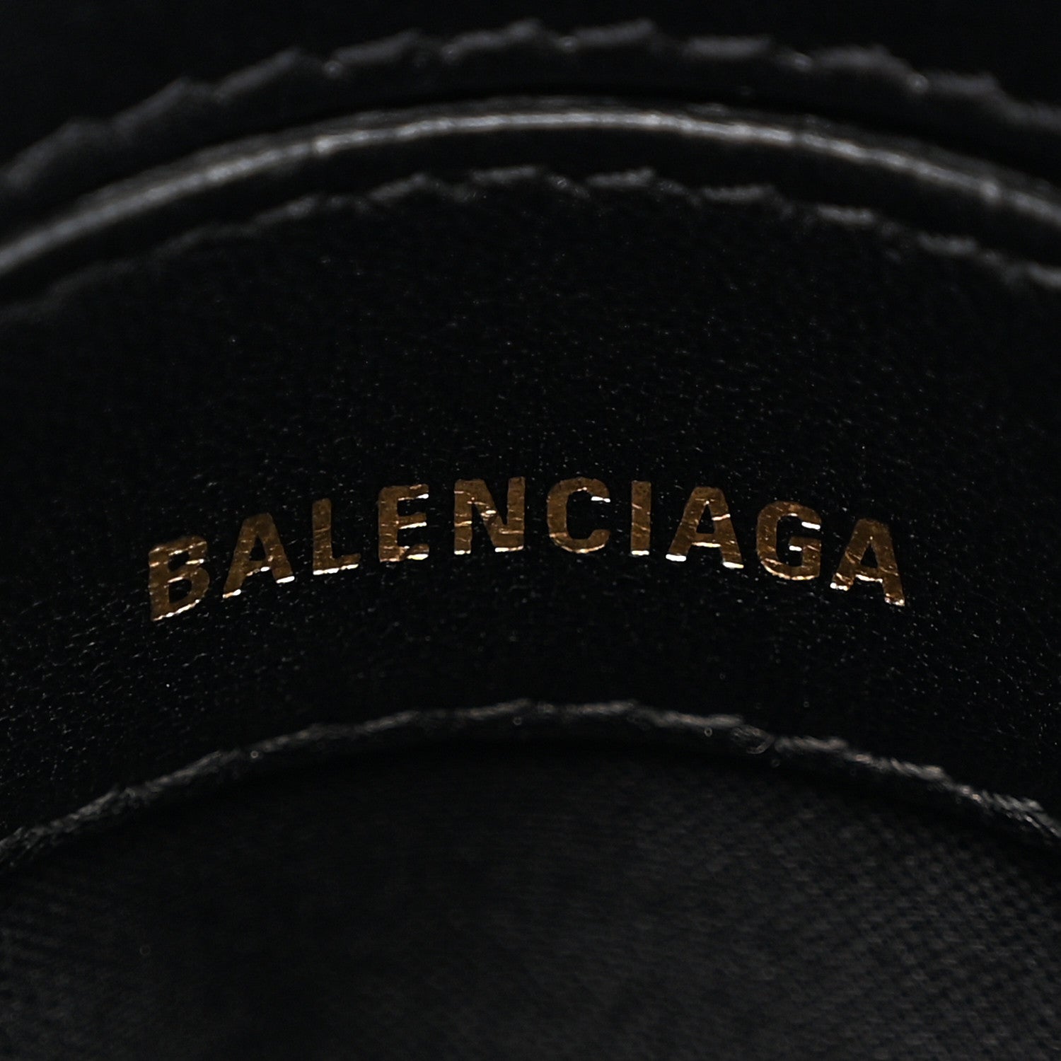 Balenciaga Calfskin Logo Crocodile Embossed XXS Ville Top Handle Bag Black 6 of 12