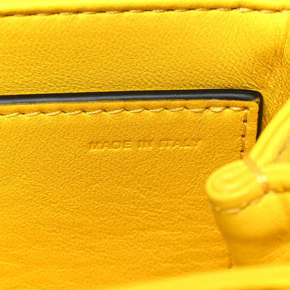 Valentino Garavani Nappa One Stud Chain Clutch Yellow 7 of 10