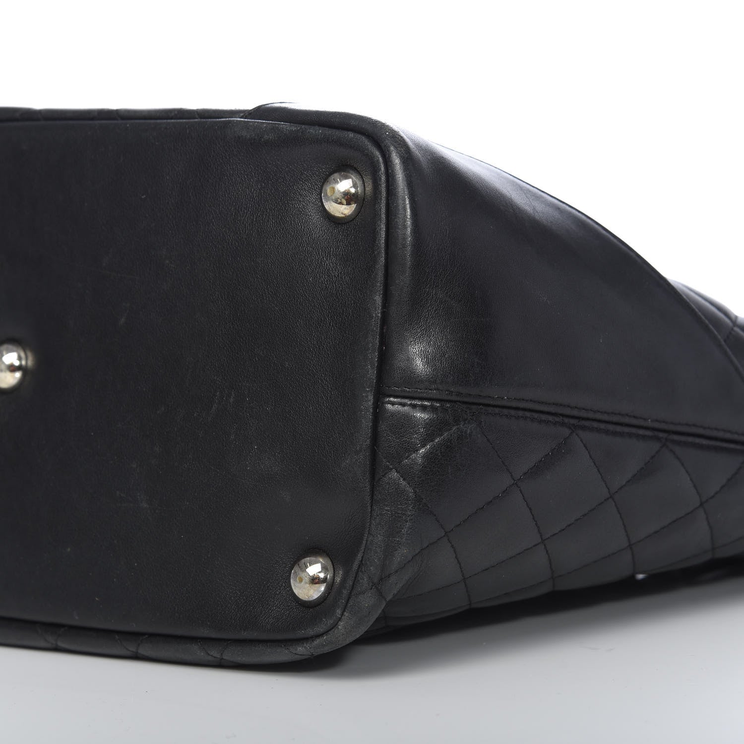 Chanel Calfskin Quilted Large Cambon Tote Black 14 of 16
