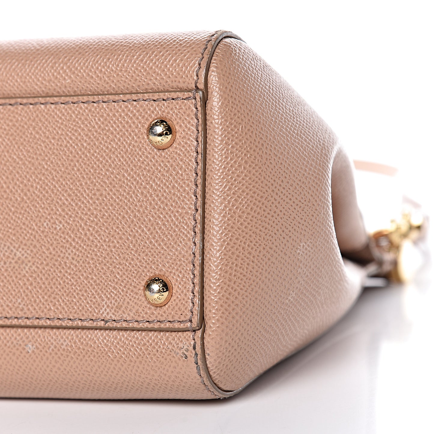 Dauphine Calfskin Medium Miss Sicily Satchel Tortora Sand