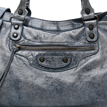 Balenciaga Agneau Classic Hardware City Bleu Glacier 9 of 13