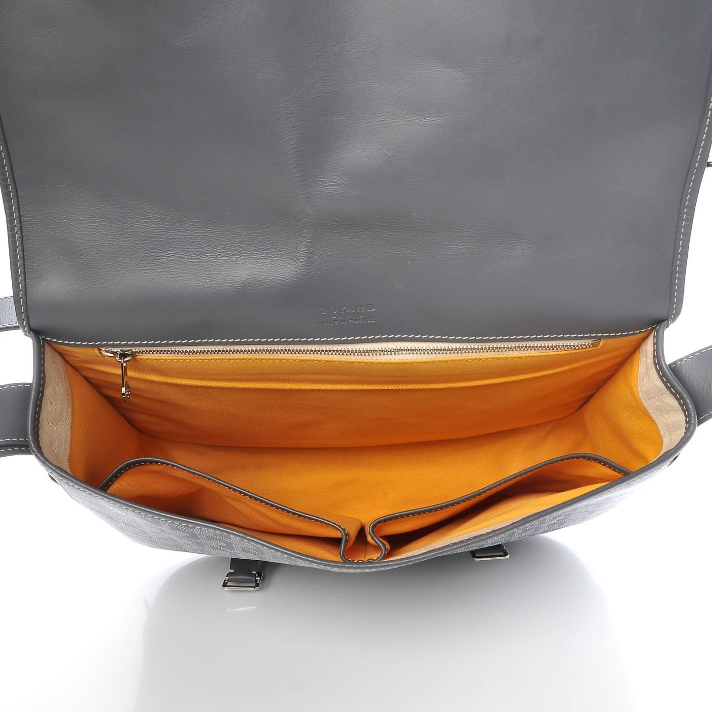 Goyardine Belvedere GM Messenger Bag Grey