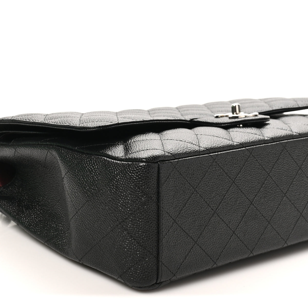 Chanel Caviar Quilted Maxi Double Flap Black 9 of 10
