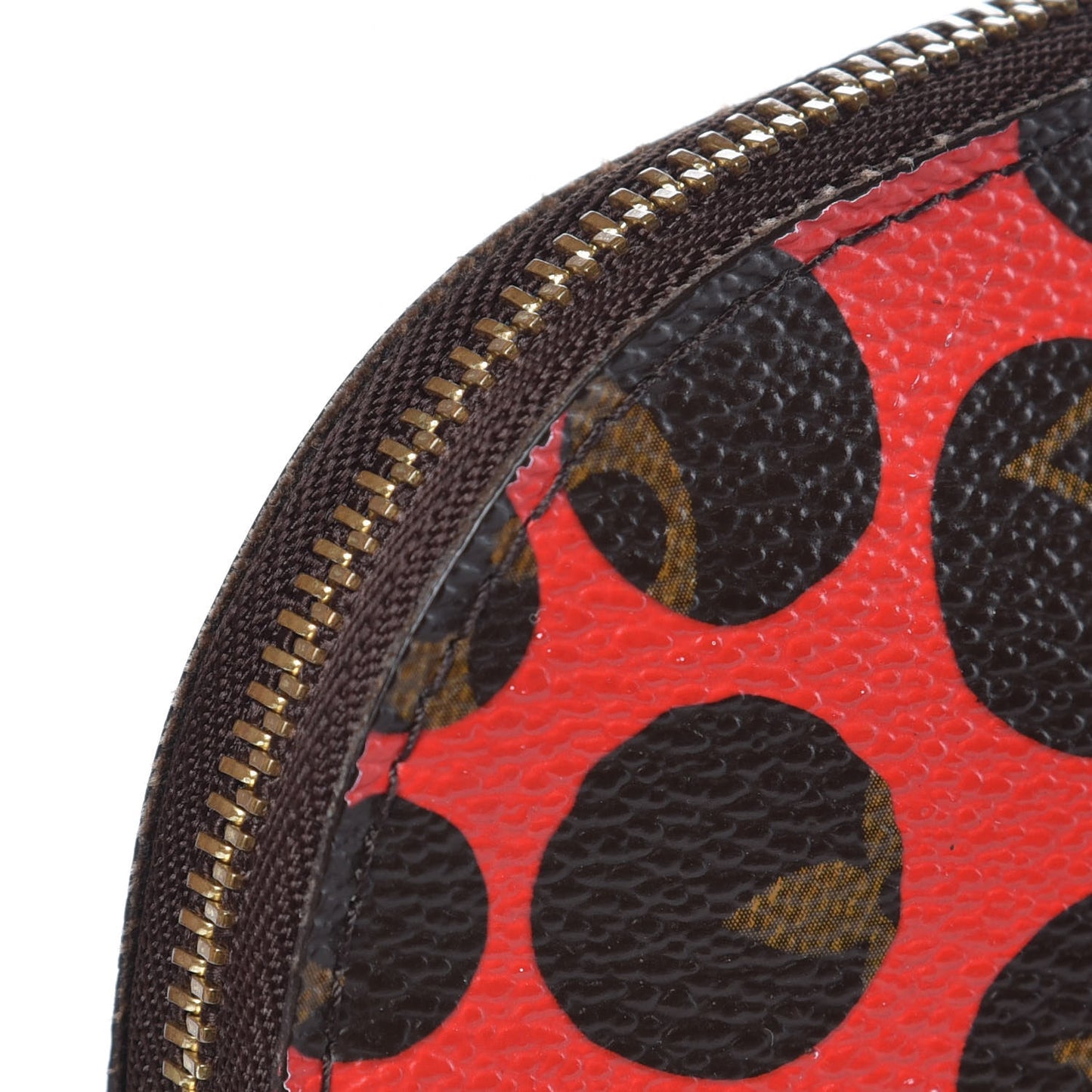 Monogram Kusama Pumpkin Dots Cosmetic Pouch Red