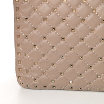 Valentino Garavani Nappa Large Rockstud Spike Shoulder Bag Poudre 11 of 11