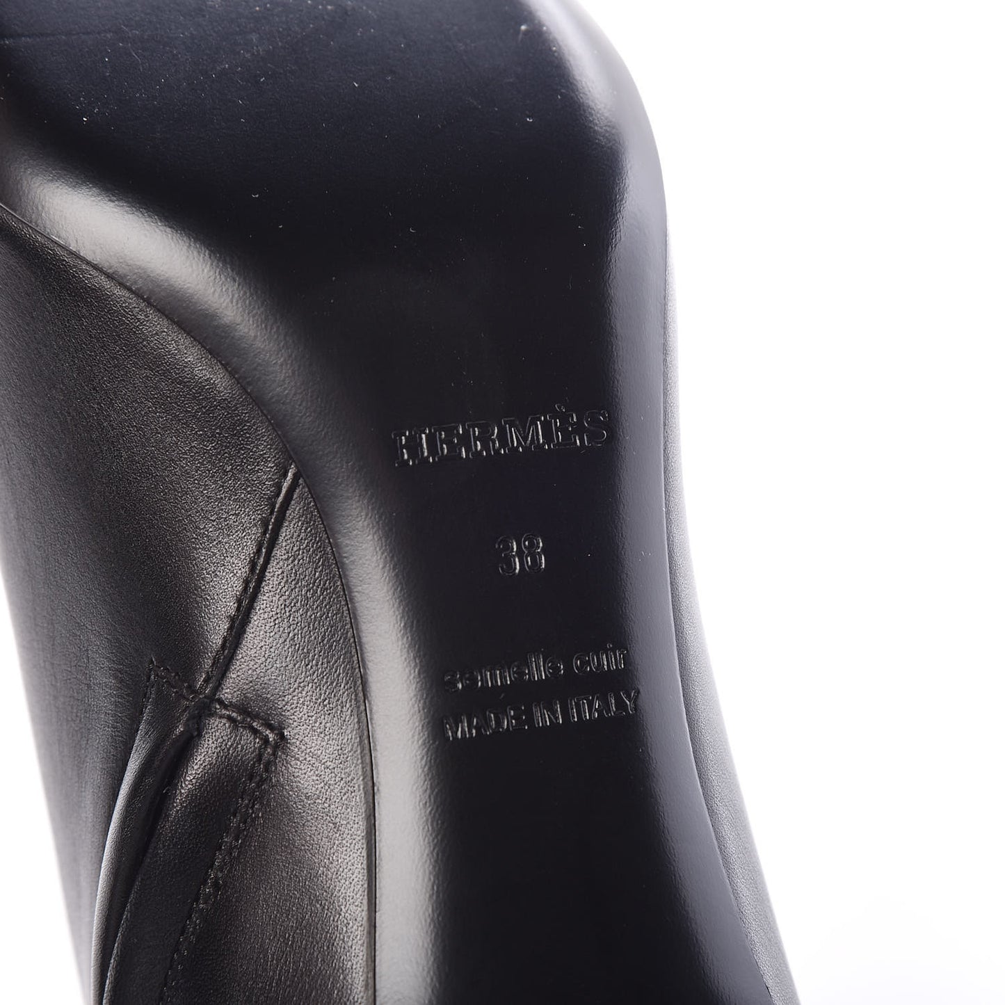 Calfskin Serena Ankle Boots 38 Black