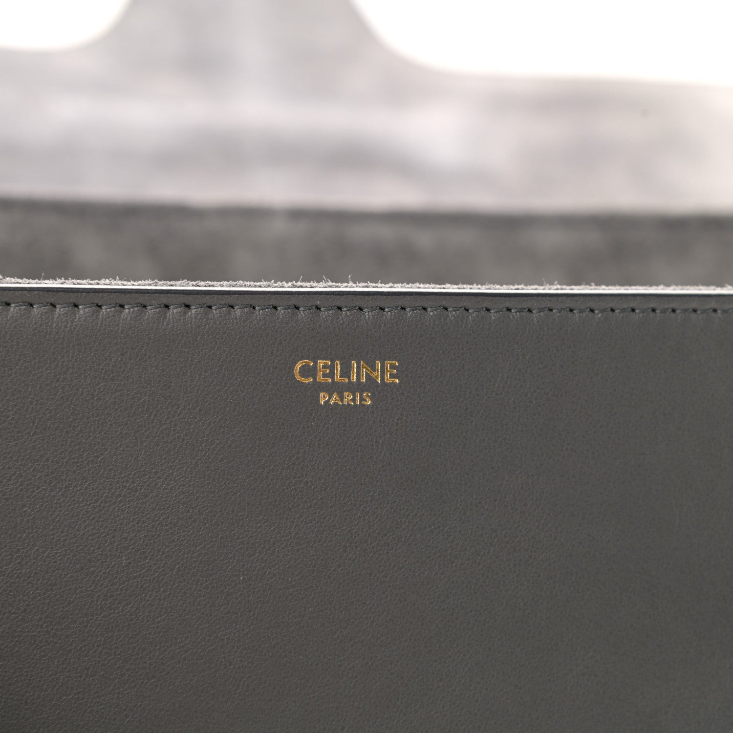 Celine Calfskin Medium Soft 16 Bag Anthracite 6 of 11