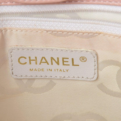 Chanel Patent CC Logo Tote Pink 8 of 14