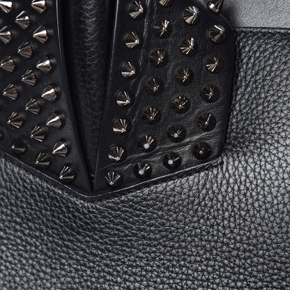 Christian Louboutin Grained Calfskin Studded Large Eloise Satchel Black 17 of 17