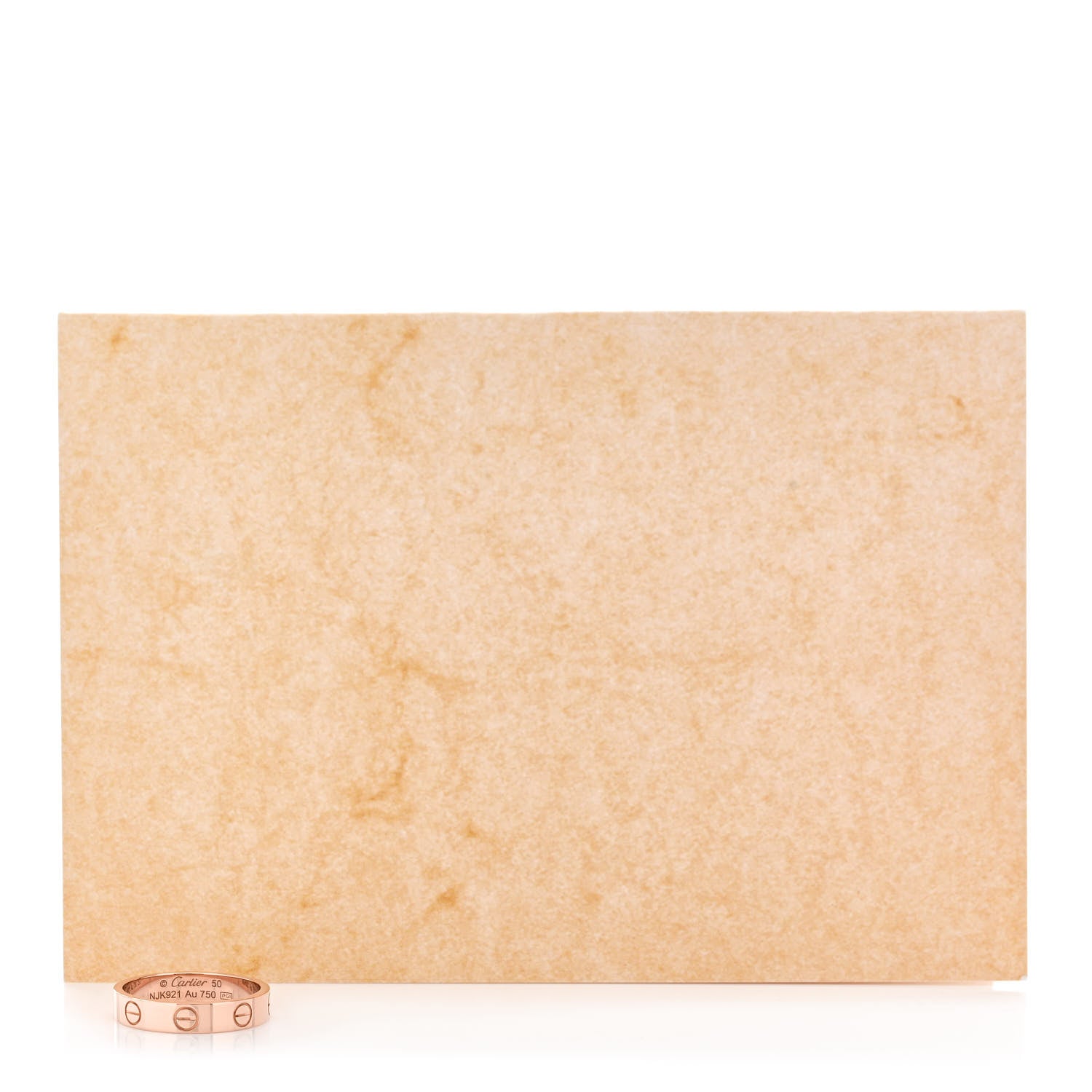 Cartier 18K Pink Gold 3.5mm LOVE Wedding Band Ring 50 5.25 5 of 5