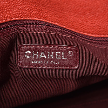 Chanel Caviar Quilted French Riviera Hobo Red 6 of 11