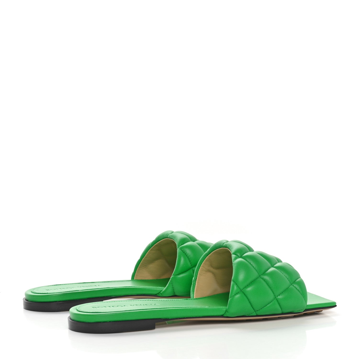 Bottega Veneta Nappa Matelasse Padded Flat Sandals 36 Parakeet 4 of 8
