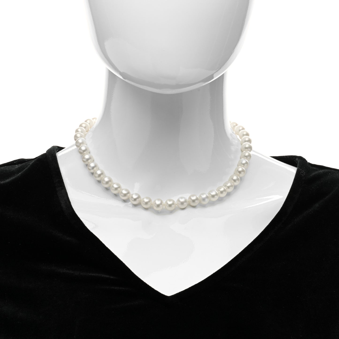 Sterling Silver Freshwater Cultured Pearl 8-9mm Ziegfeld Necklace