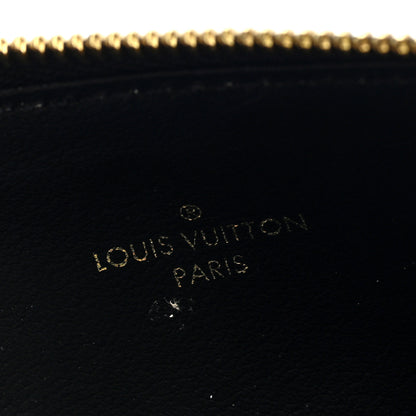 Louis Vuitton Empreinte Monogram Giant Crafty Pochette Felicie Zippered Insert Black 6 of 6