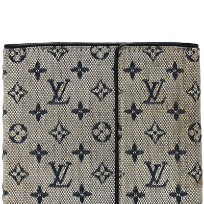 Louis Vuitton Mini Monogram Compact Wallet Blue 26 of 29