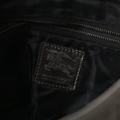 Burberry Metallic Calfskin Quilted Hoxton Hobo Nickel 6 of 9