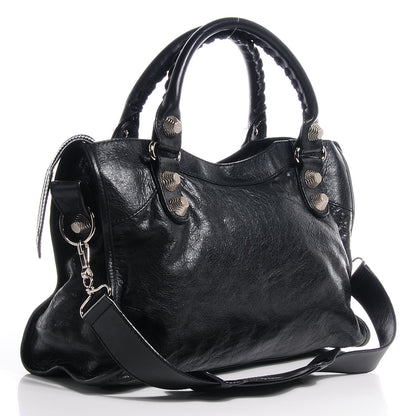 Balenciaga Agneau Giant 21 Silver Hardware City Black 3 of 9