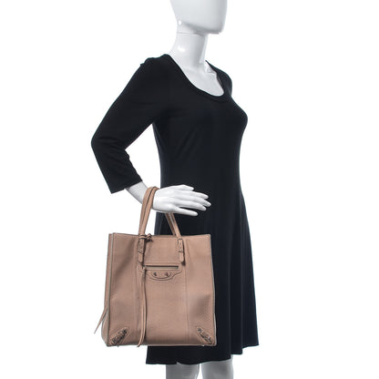 Balenciaga Python Papier A5 Zip Around Tote Old Rose 2 of 22