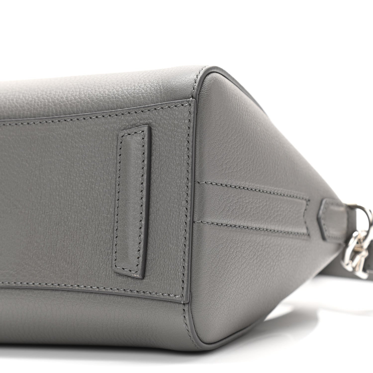 Givenchy Sugar Goatskin Mini Antigona Pearl Grey 10 of 10