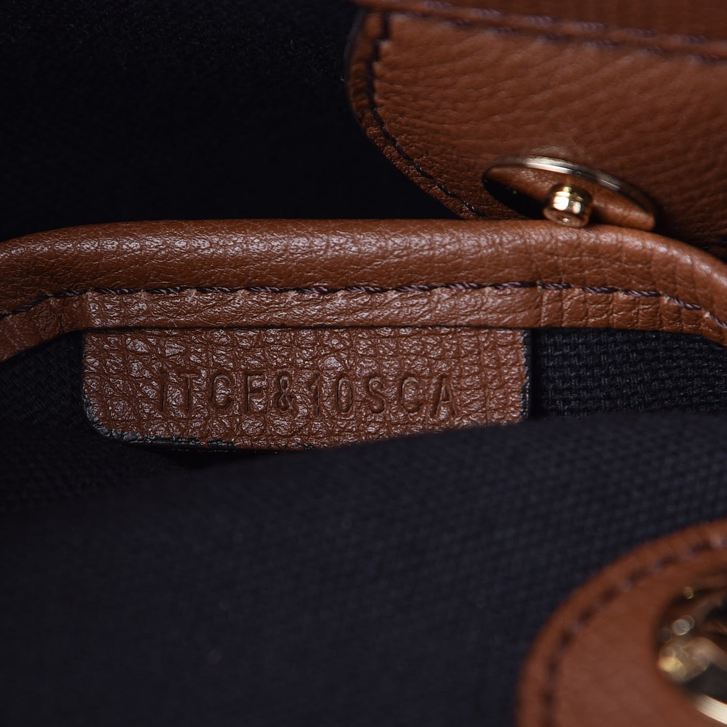 Grainy Calfskin House Check Medium Banner Tote Tan