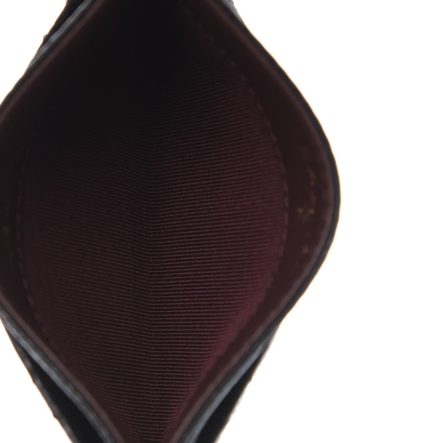 Caviar Quilted Card Holder Black